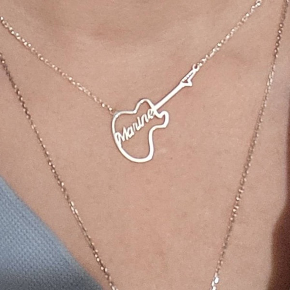 Collar de violín personalizado - Musical Instrument And Names reseña y precio